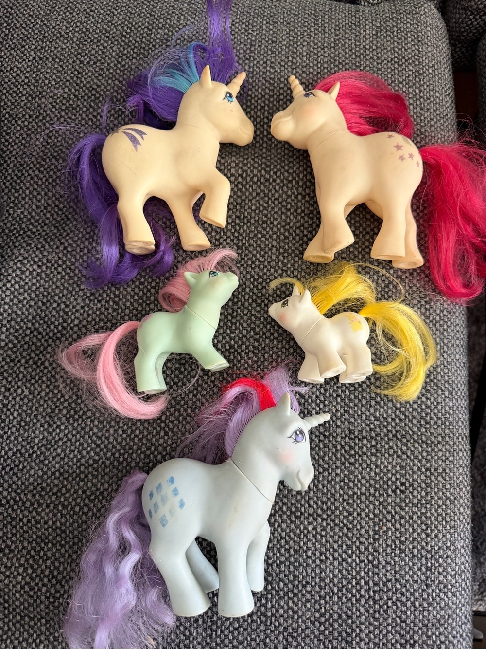 My Little Pony-G1 Inspired Kids Unicorn Toy Set - Multicolor